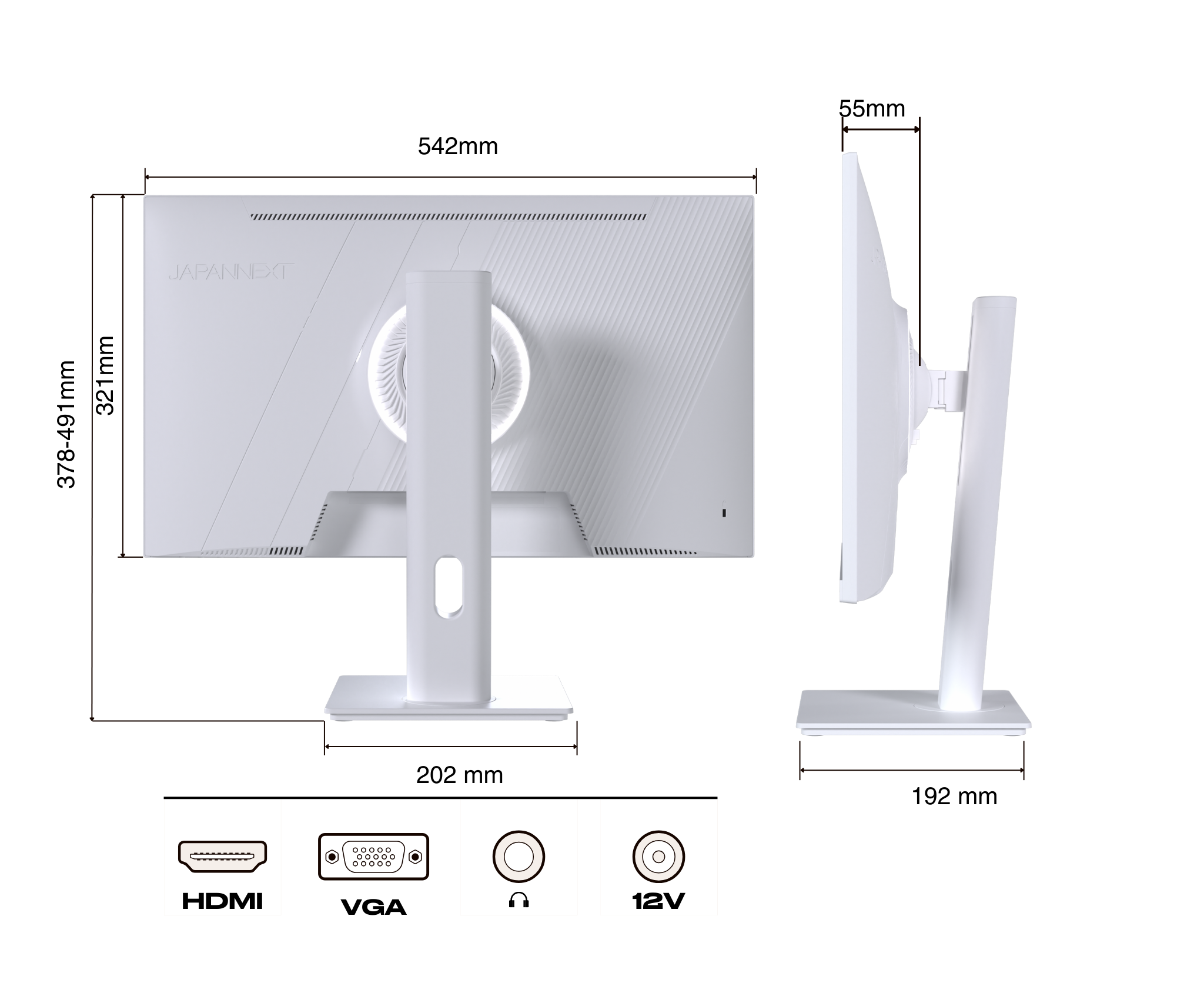 Gaming/Deskwork monitor | 23.8" | IPS | FHD | 120Hz | Pastel White