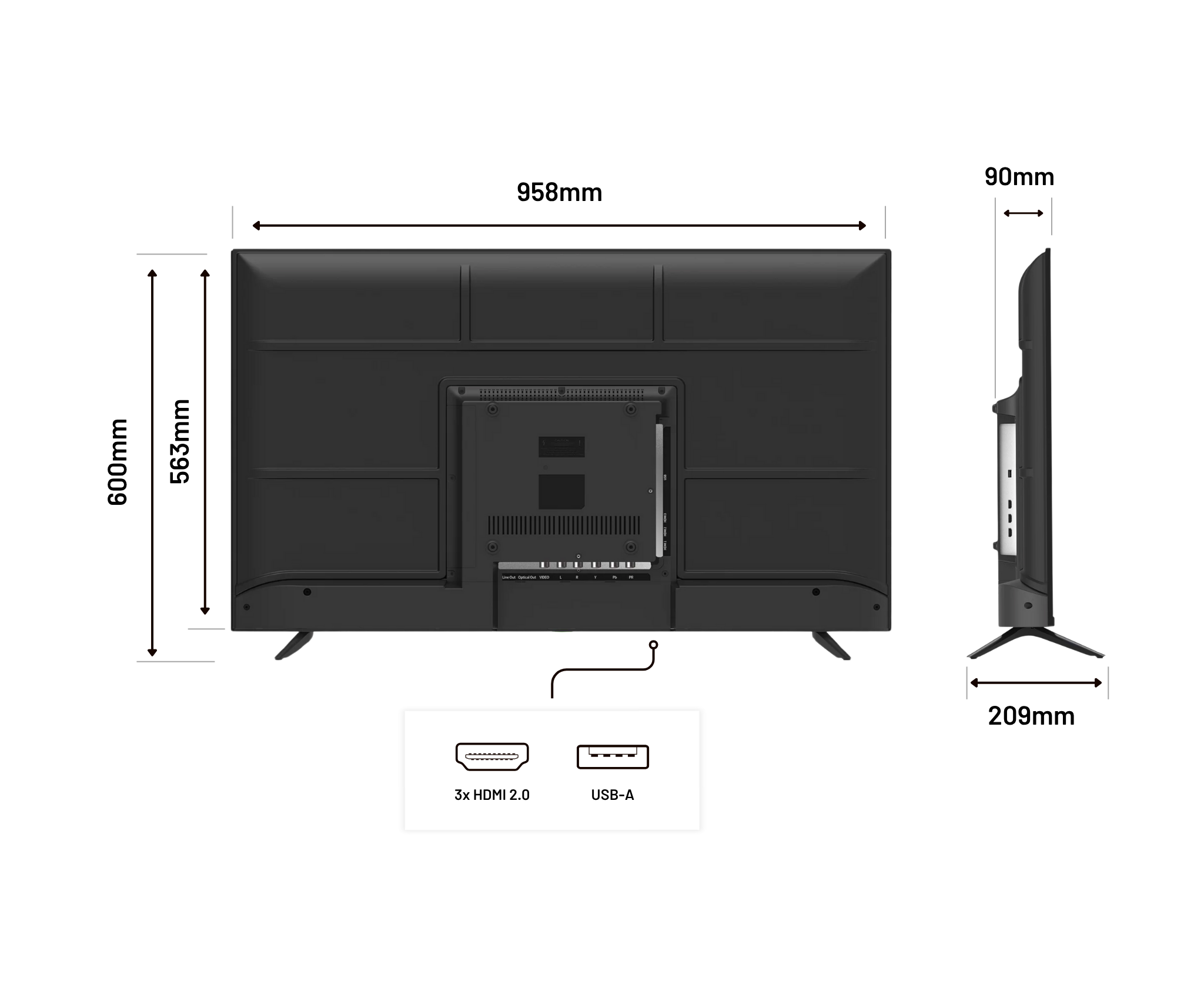 Großformat Monitor | 43“ | 4K UHD