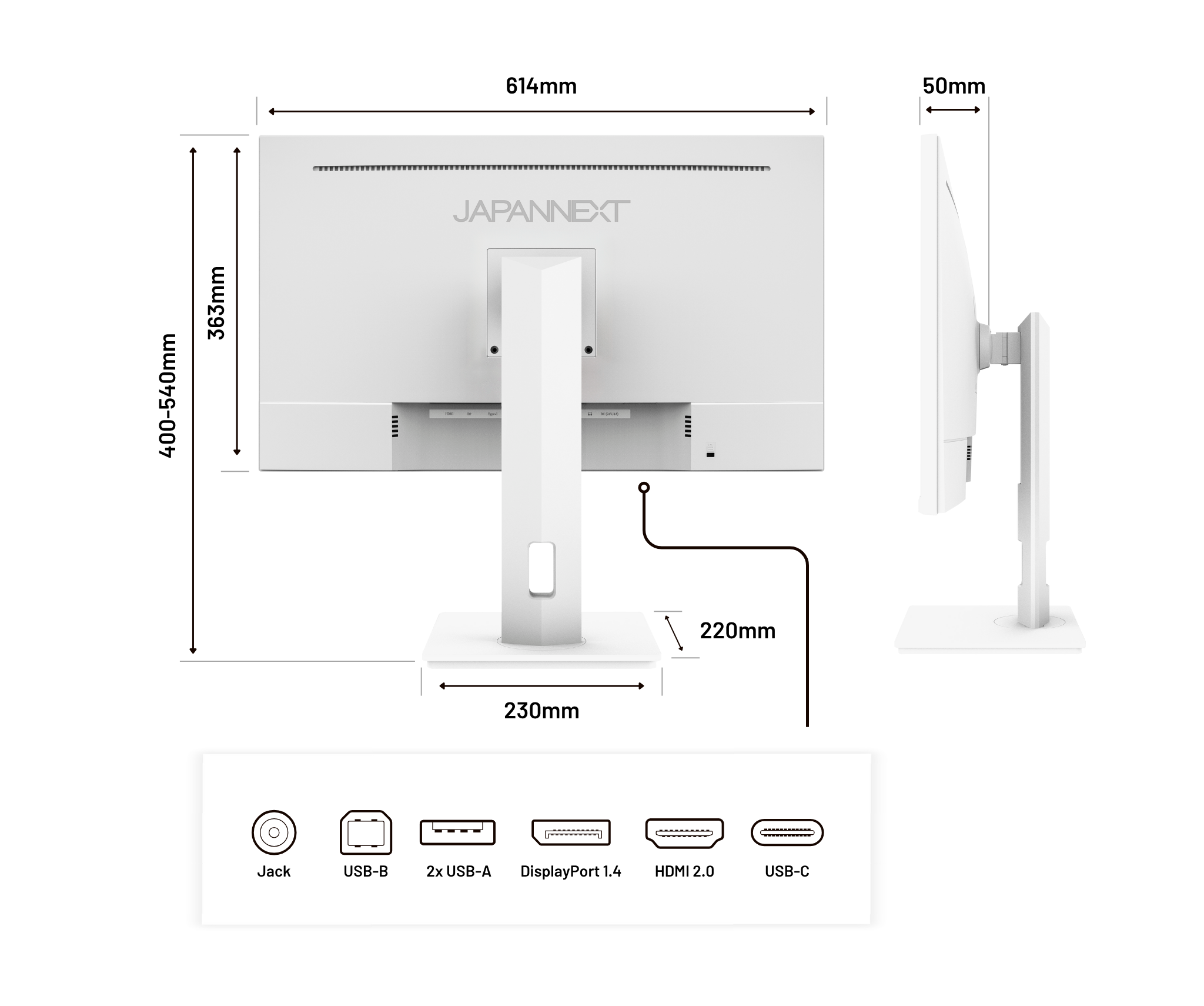 Monitor | 27" | 4K UHD | USB-C (+ Ladung 65W)