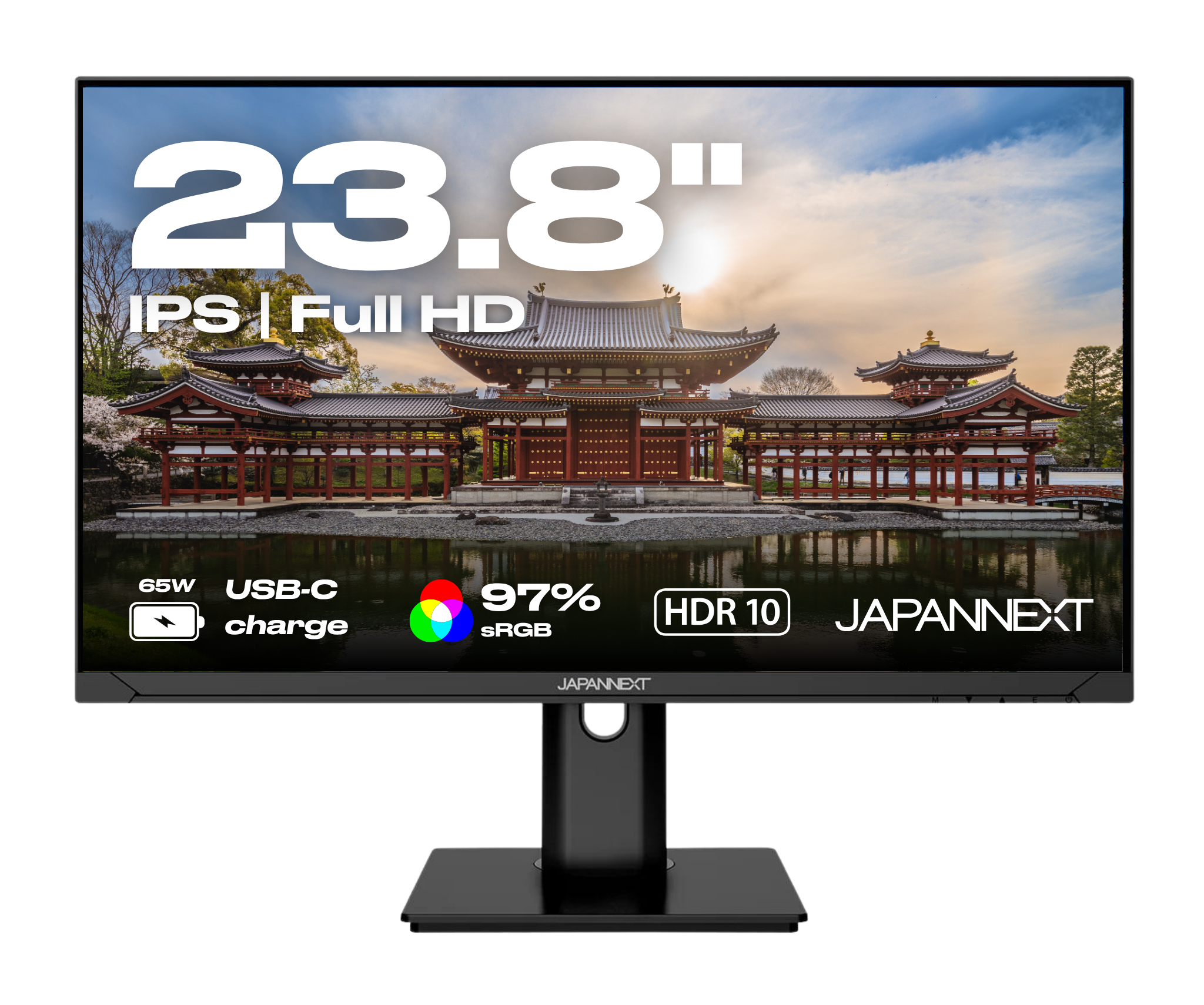 Office monitor 23.8 inches 16:9, Full HD - Japannext – JAPANNEXT