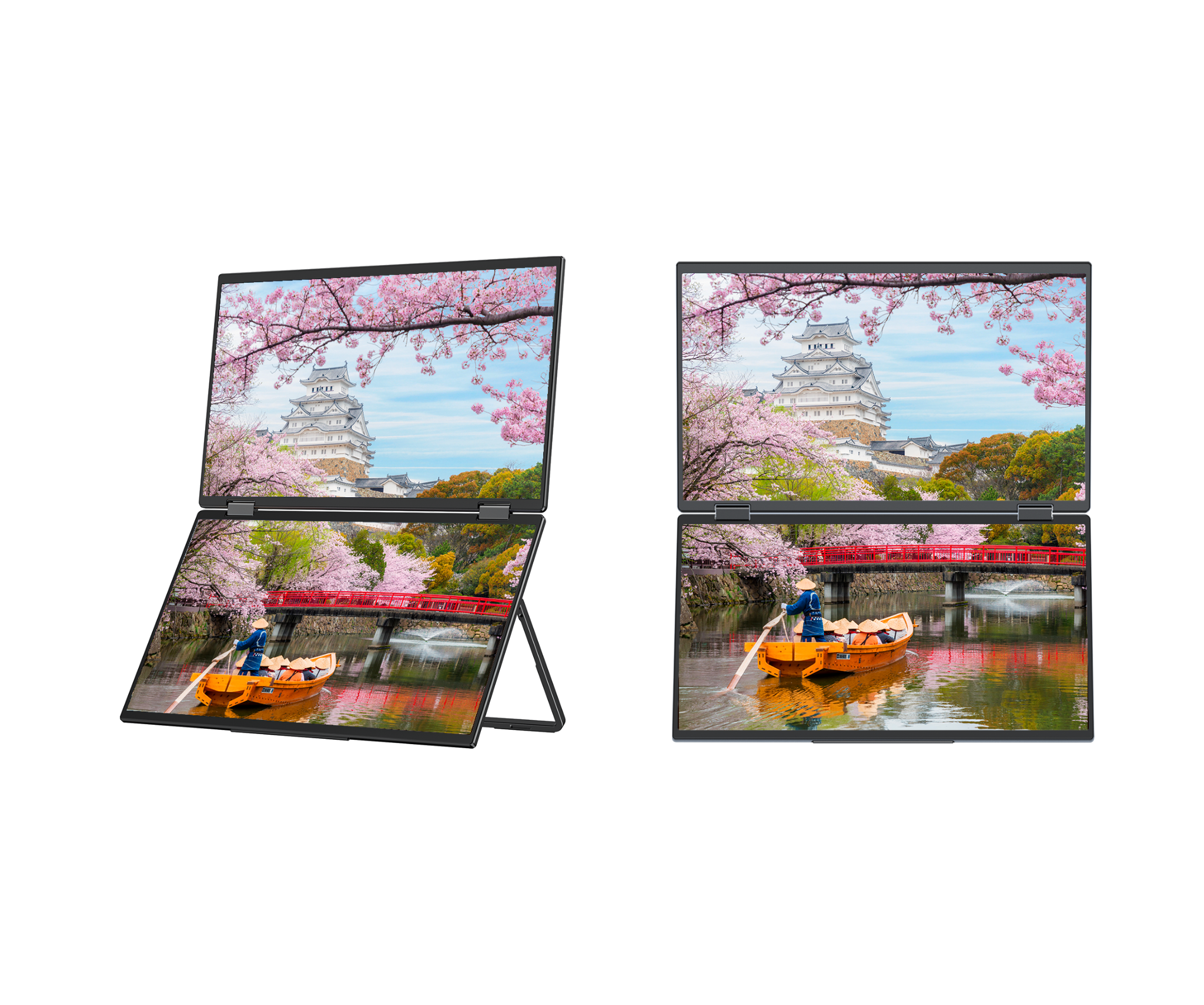 Doppelbildschirm | 2 x 15,6“ | IPS | FHD