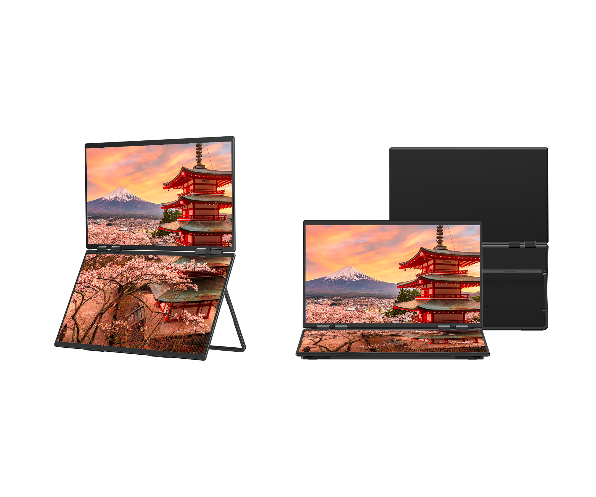 Mobile Dual Monitor | 2 x 23.8” | IPS | FHD