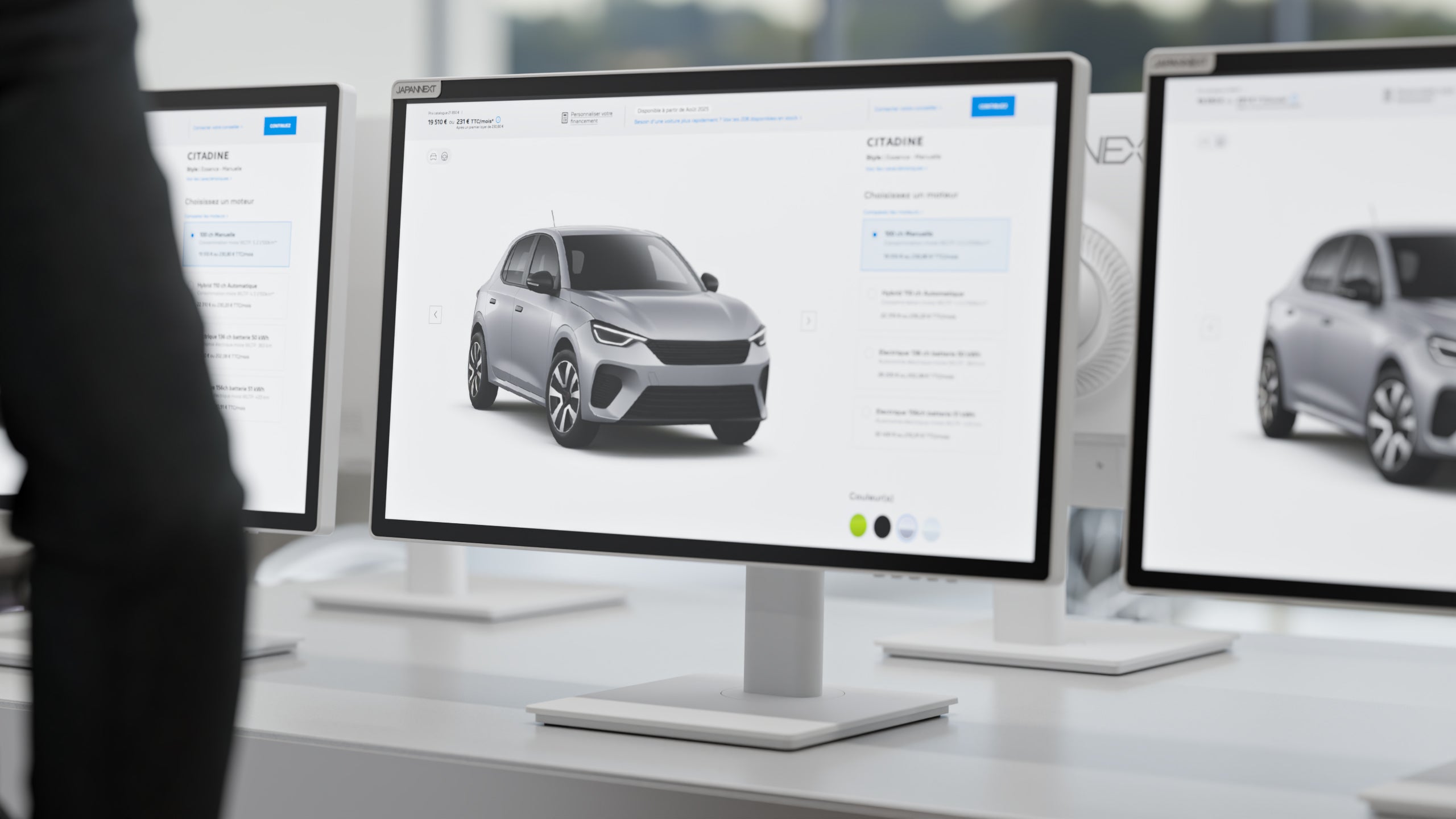 Monitor | 21,5" | FHD | Touchscreen | USB-Hub | KVM