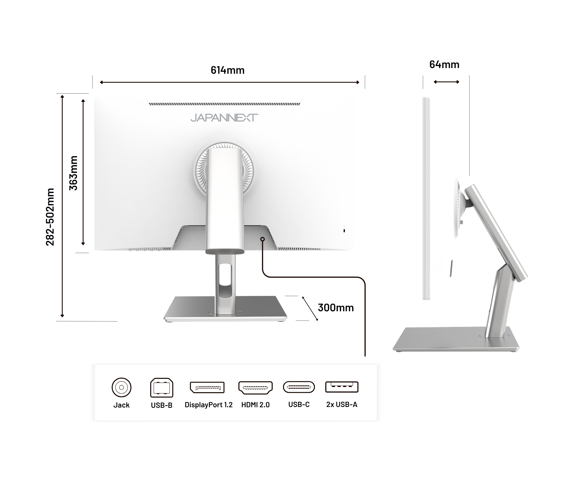 Monitor | 27" | WQHD | Touchscreen | Power Delivery 65 W | KVM | Weiß