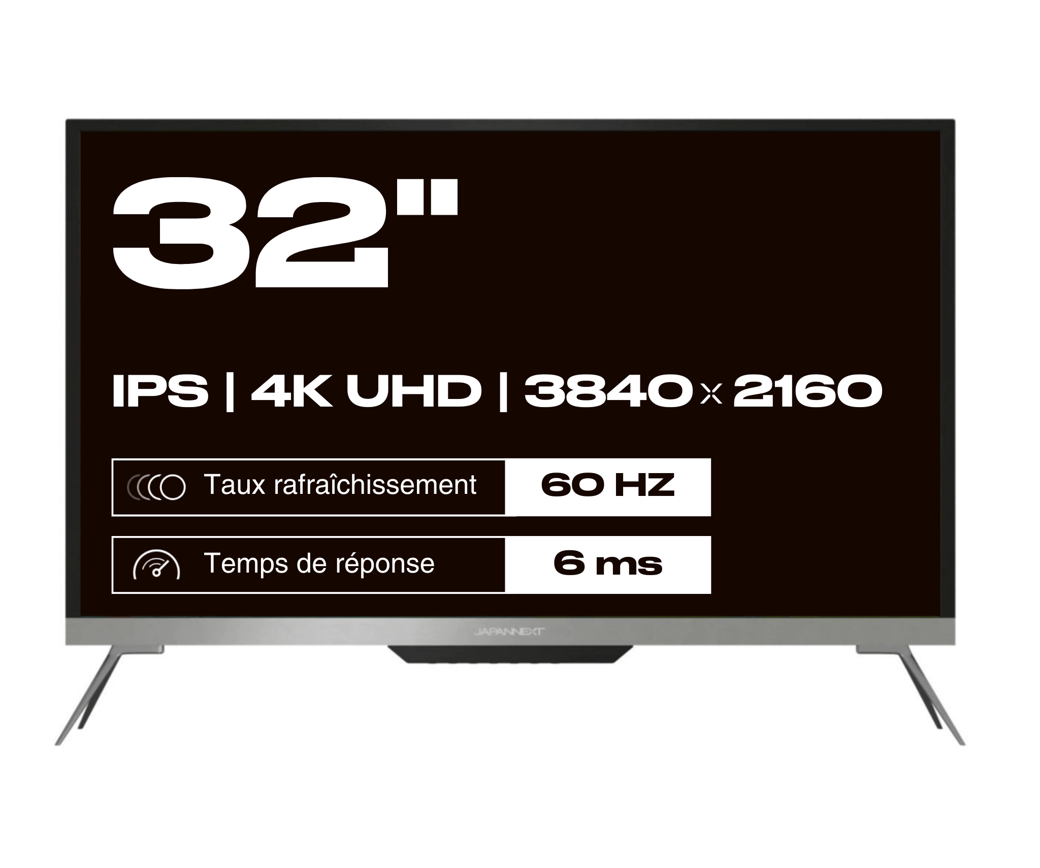 Desktop Monitor | 32" | 4K UHD | 60Hz (refurbished)