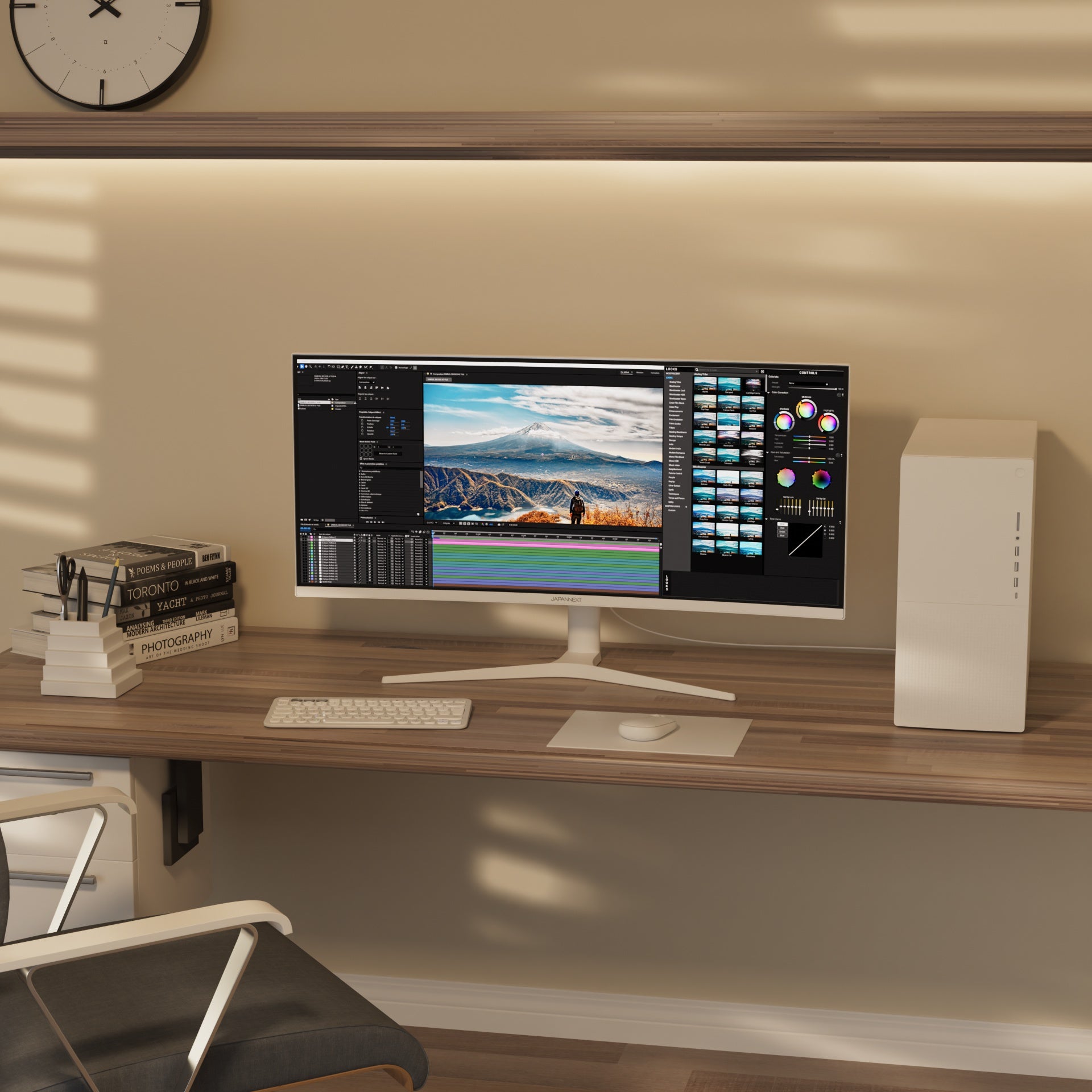 Curved Monitor | 34" | UWQHD | IPS Panel | White