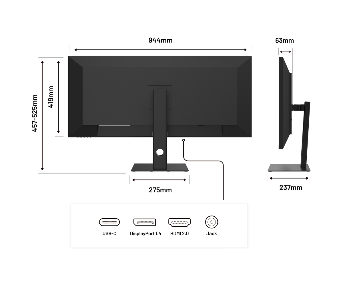 Gaming-Monitor | 40“ | IPS | UWQHD | 144Hz (Überholt)