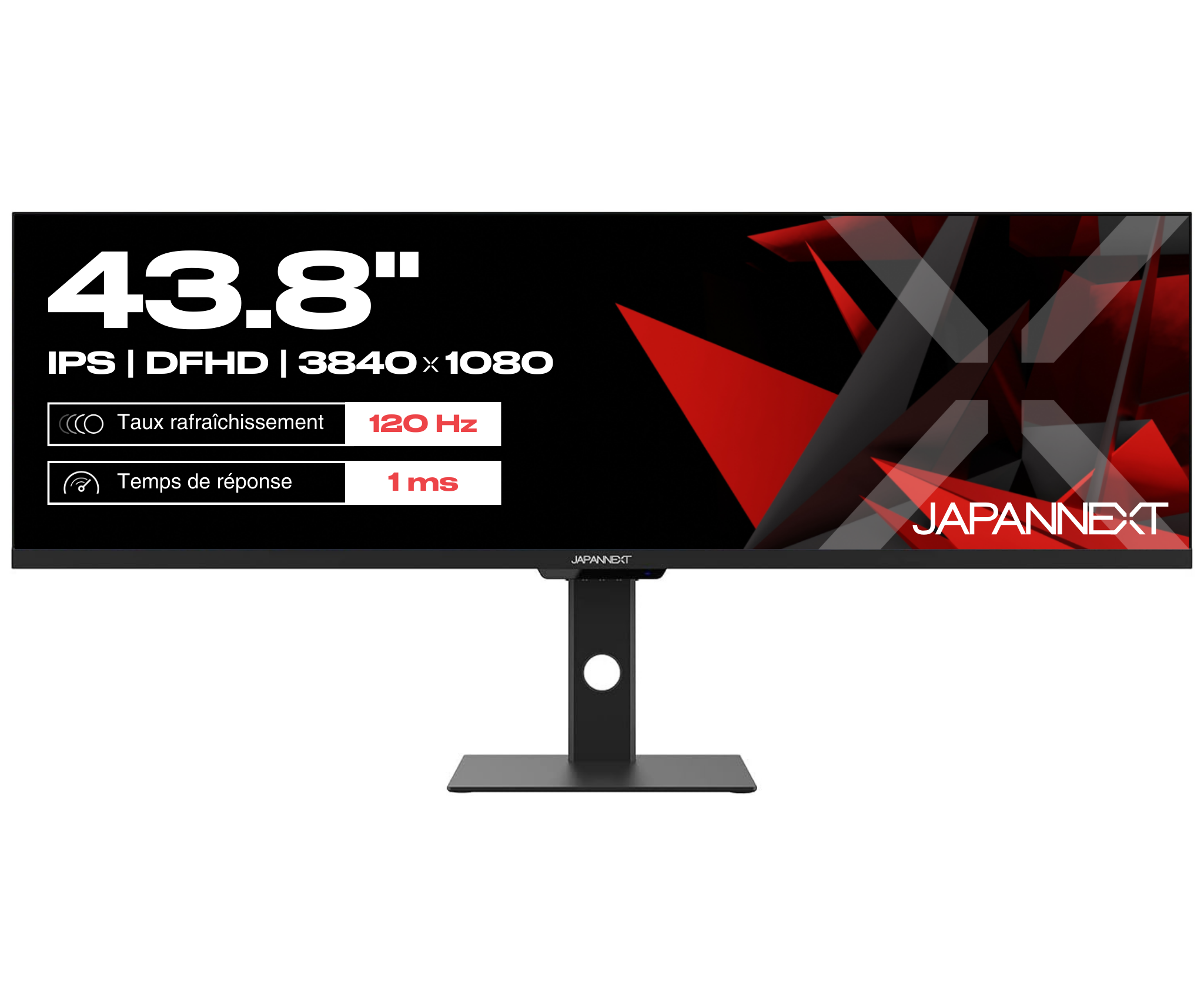 Gaming Monitor | 43.8" | DFHD | 120Hz | USB-C (+ Ladung 65W)
