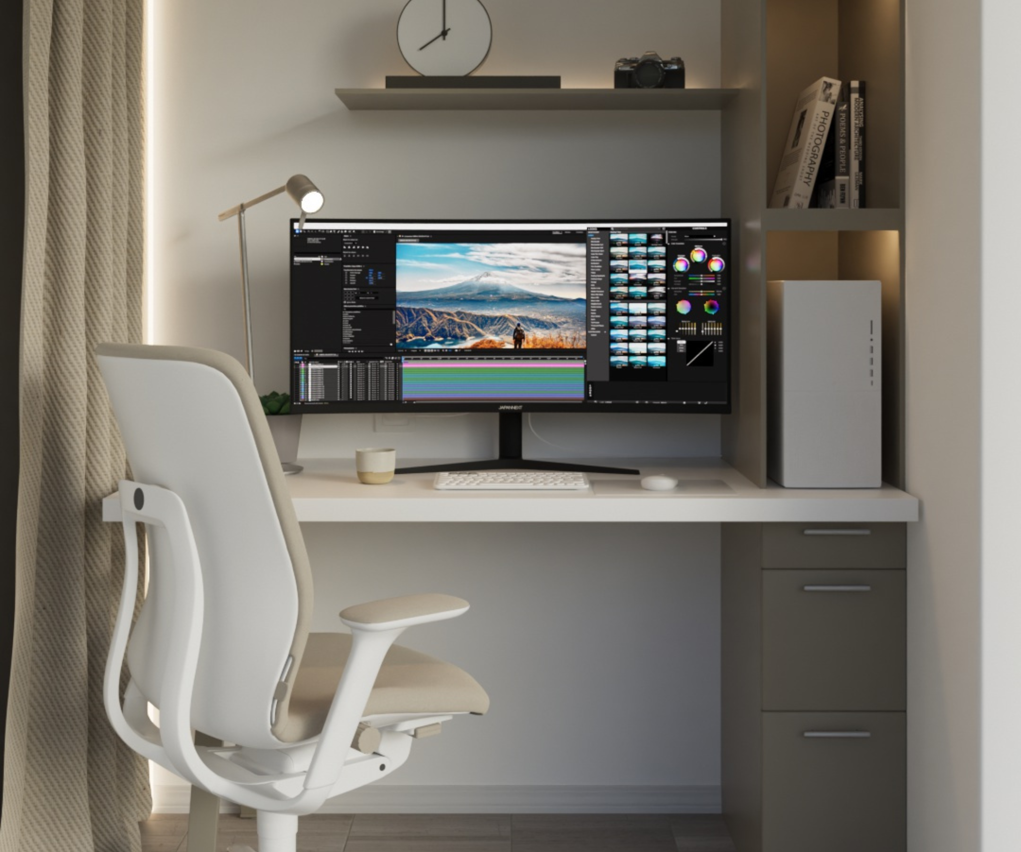 Curved Monitor | 37,5" | UWQHD+ | IPS