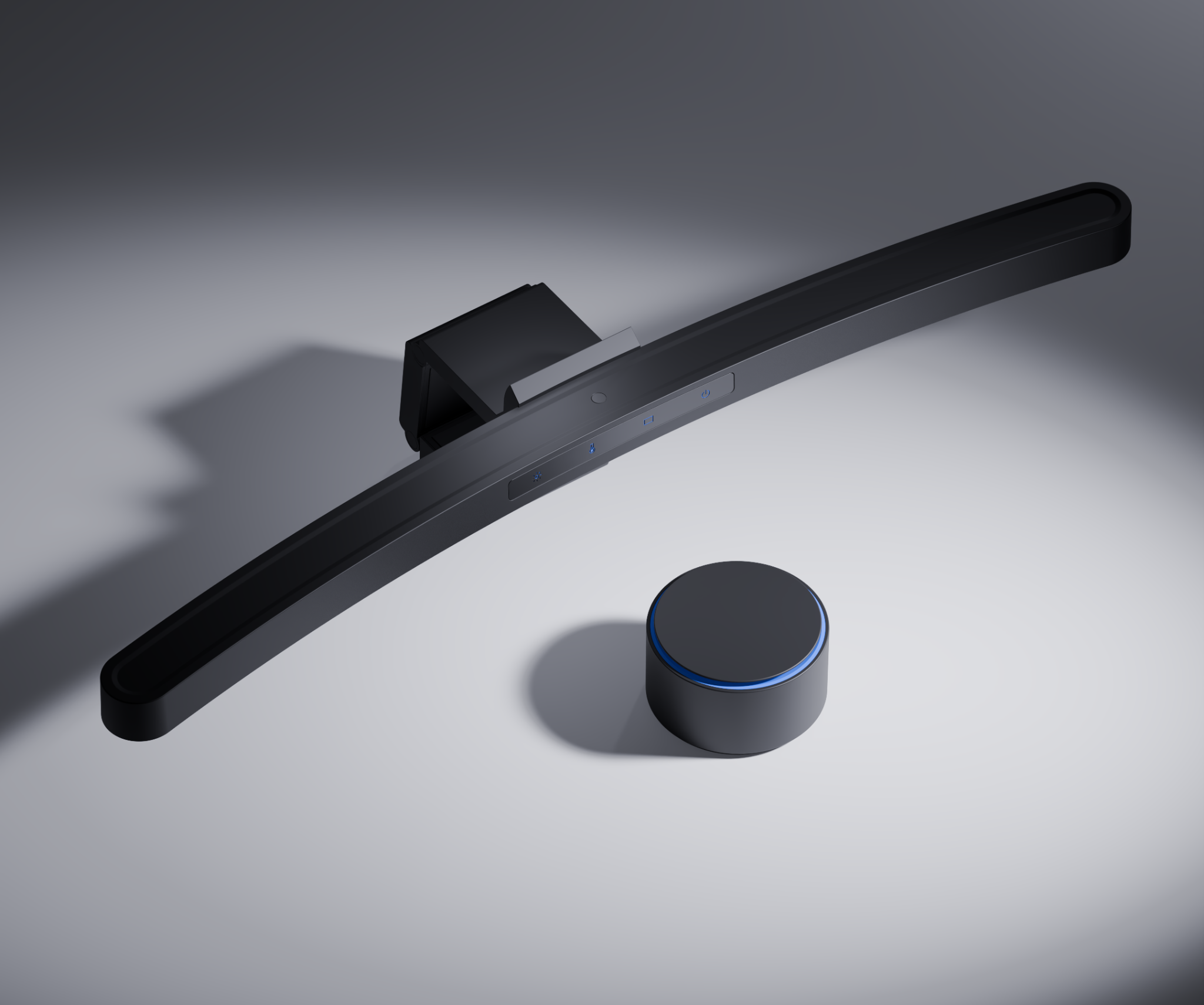 Schreibtischlampe | LED-Hintergrundbeleuchtung | mit Fernbedienung