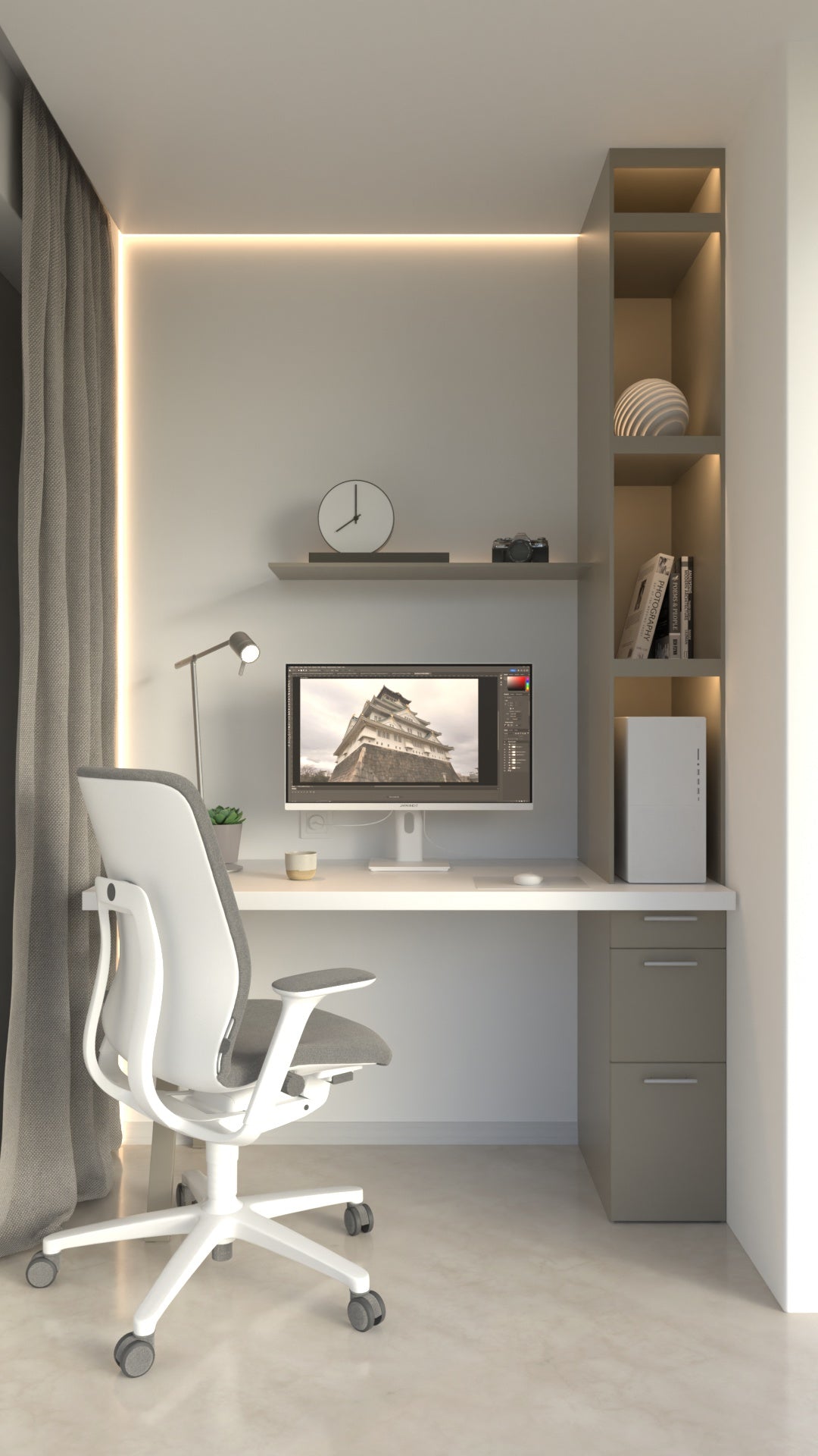 Monitor | 27" | WQHD | Weiß