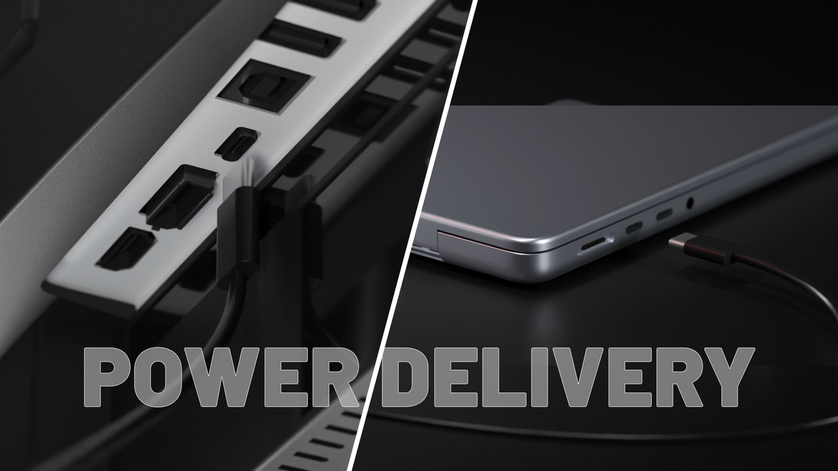 usb power delivery watt volts moniteur ecran