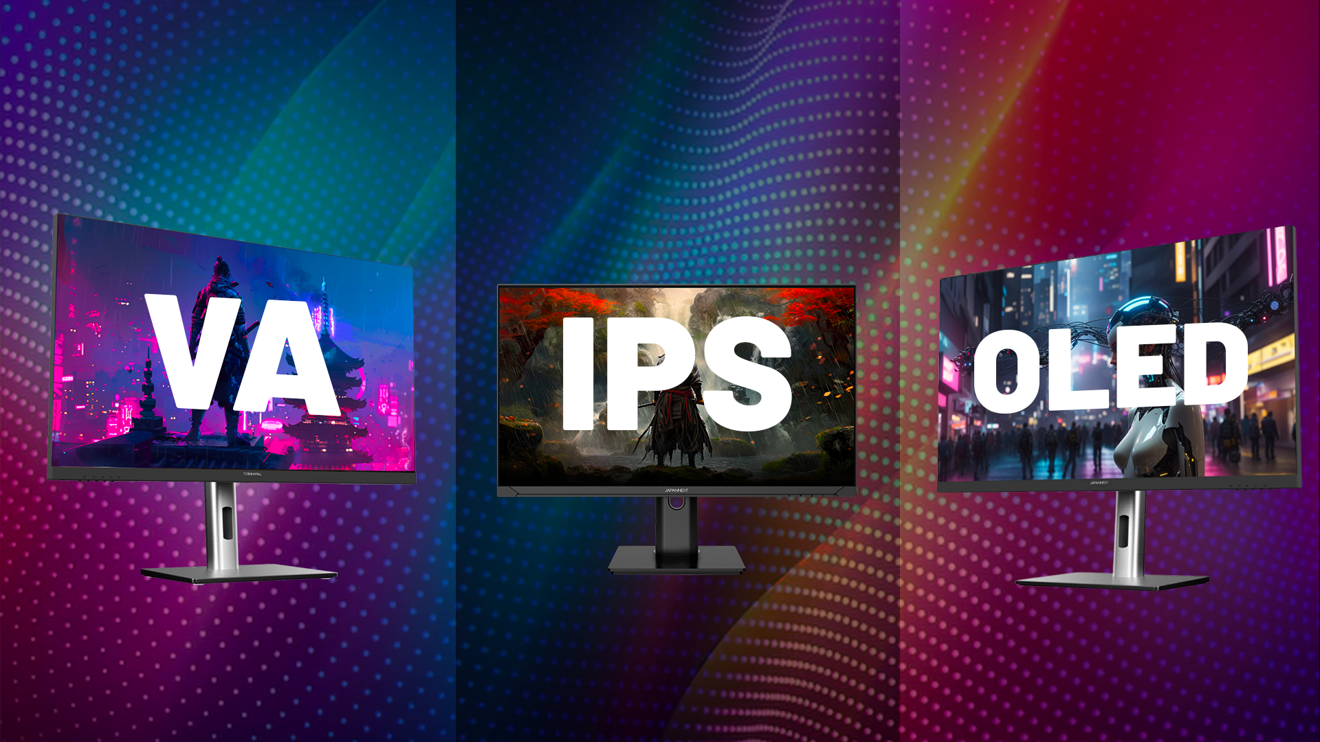 Understanding the different monitor panels – JAPANNEXT