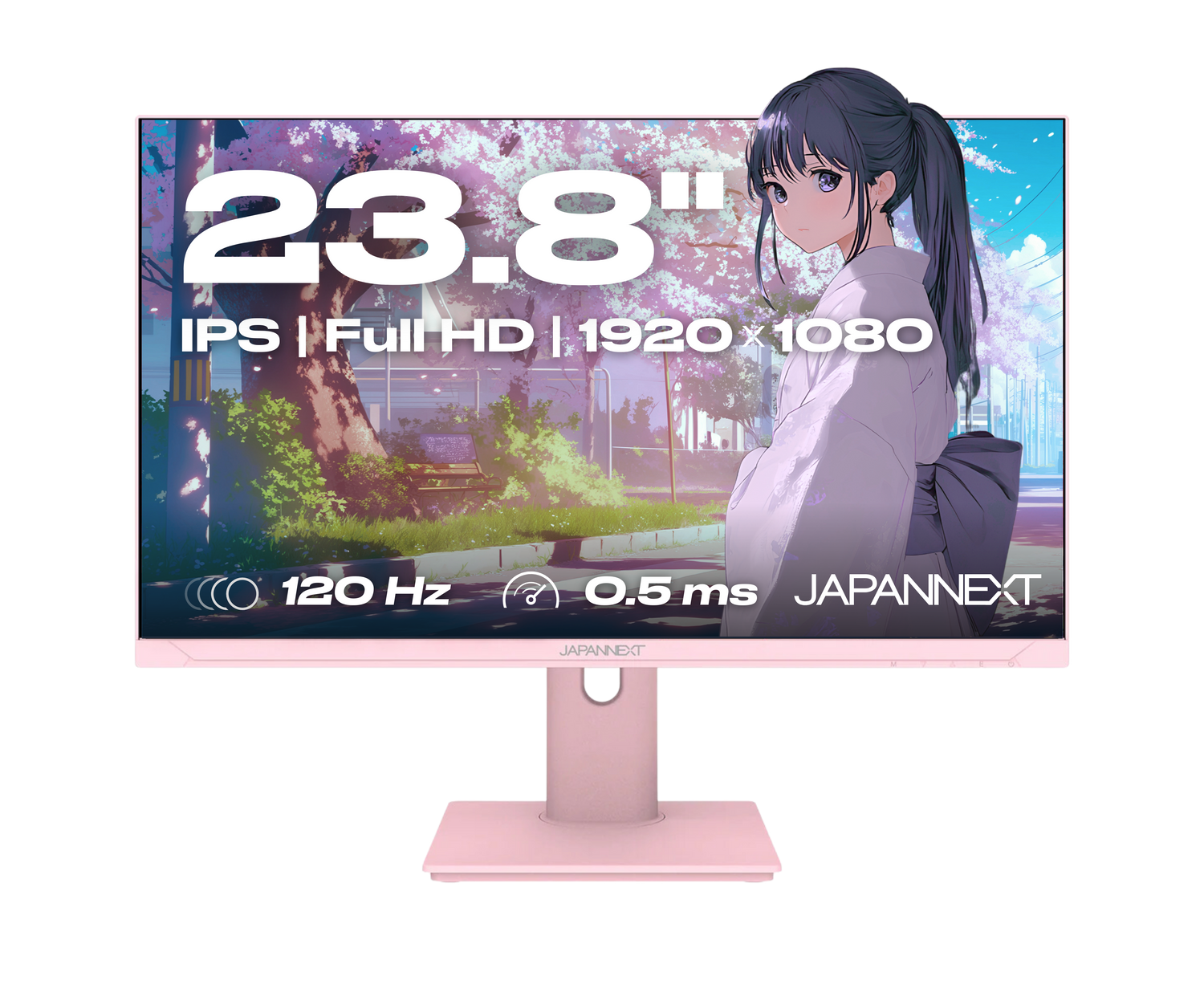 Gaming Monitor | 23,8“ | IPS | FHD | 120Hz | Pastellrosa