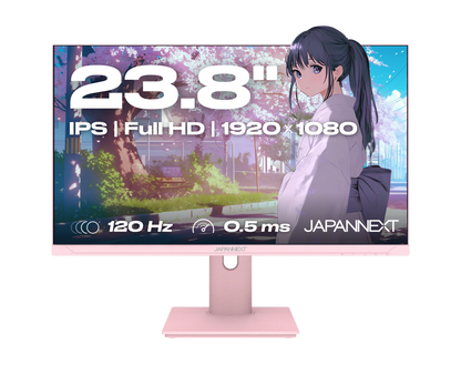 Gaming Monitor | 23,8“ | IPS | FHD | 120Hz | Pastellrosa
