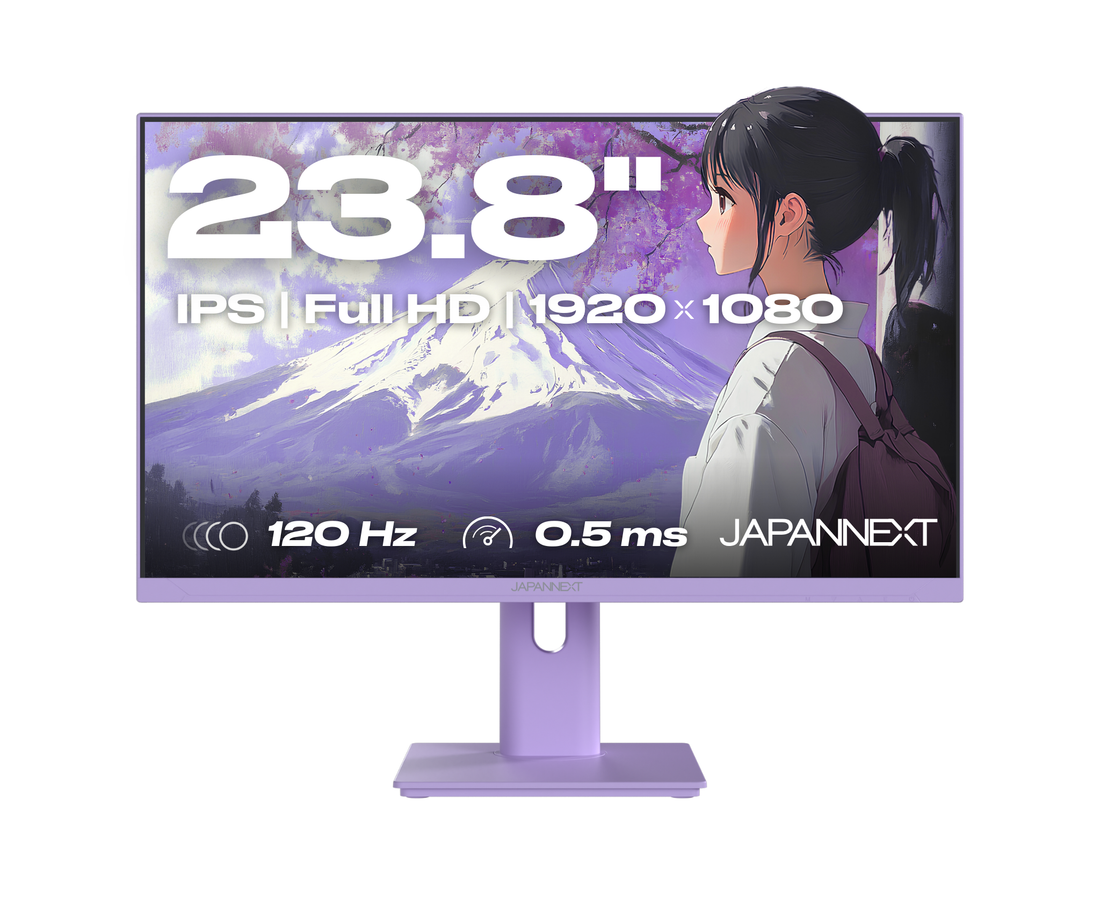 Gaming Monitor | 23,8“ | IPS | FHD | 120Hz | Lila Pastell