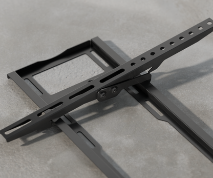 Tilting wall mount for large format monitors