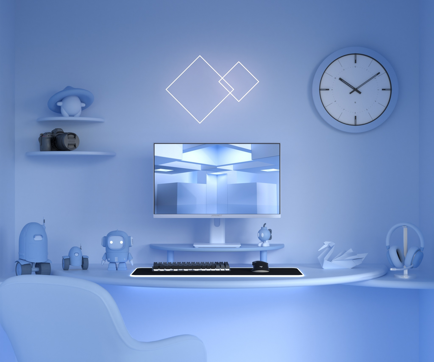 Gaming/deskwork monitor | 23.8&quot; | IPS | FHD | 120Hz | Pastel Blue