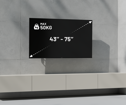Tilting wall mount for large format monitors