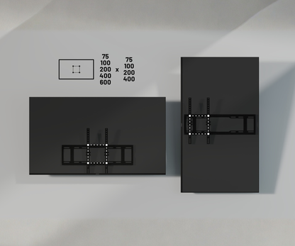 Tilting wall mount for large format monitors