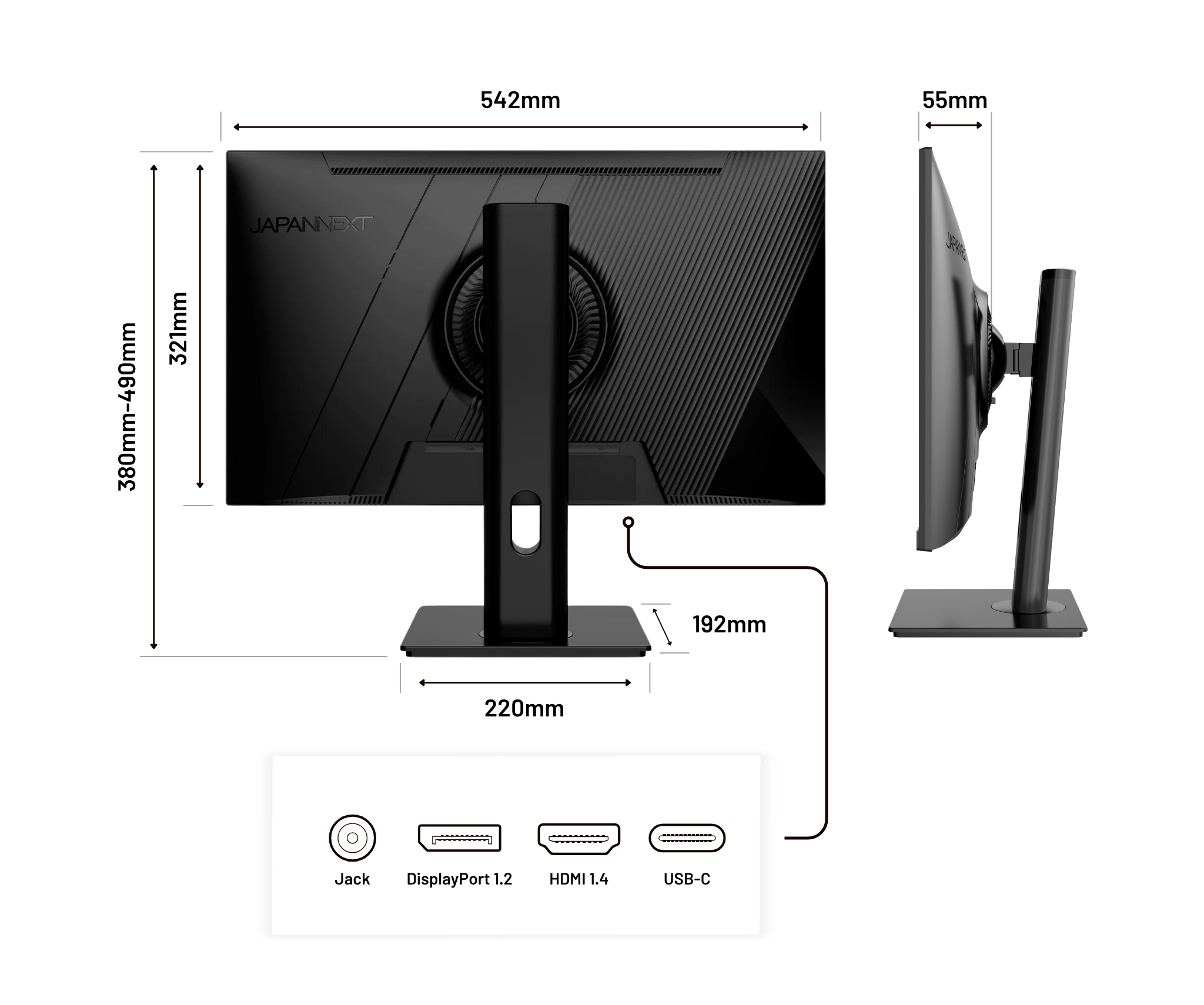 Monitor | 23.8&quot; | FULL HD | USB-C (+ Ladung 65W)