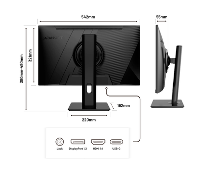 Monitor | 23.8&quot; | FULL HD | USB-C (+ Ladung 65W)