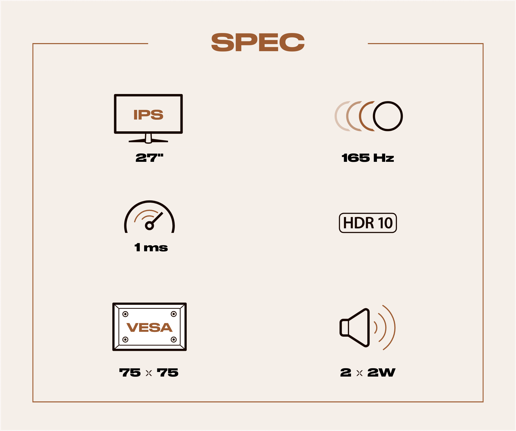 Gaming Monitor | 27&quot; | IPS | WQHD | 165Hz