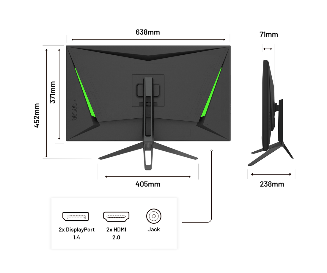 Gaming Monitor | 28&quot; | IPS | 4K UHD | 144Hz