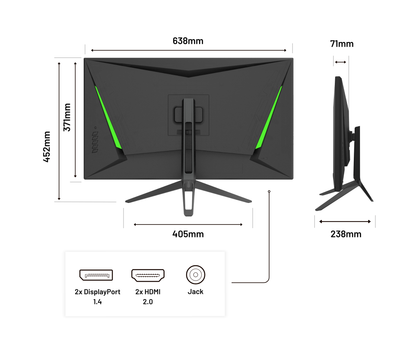 Gaming Monitor | 28&quot; | IPS | 4K UHD | 144Hz (refurbished)