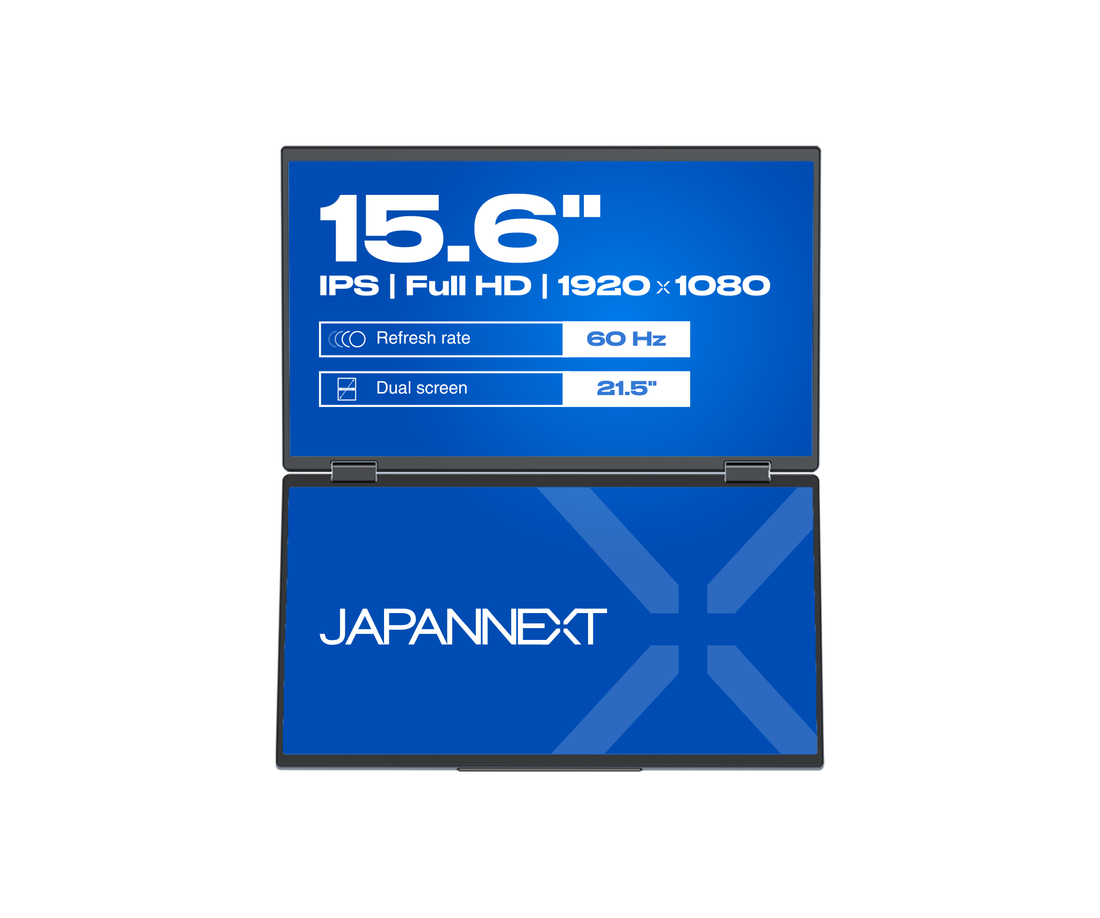 Doppelbildschirm | 2 x 15,6“ | IPS | FHD