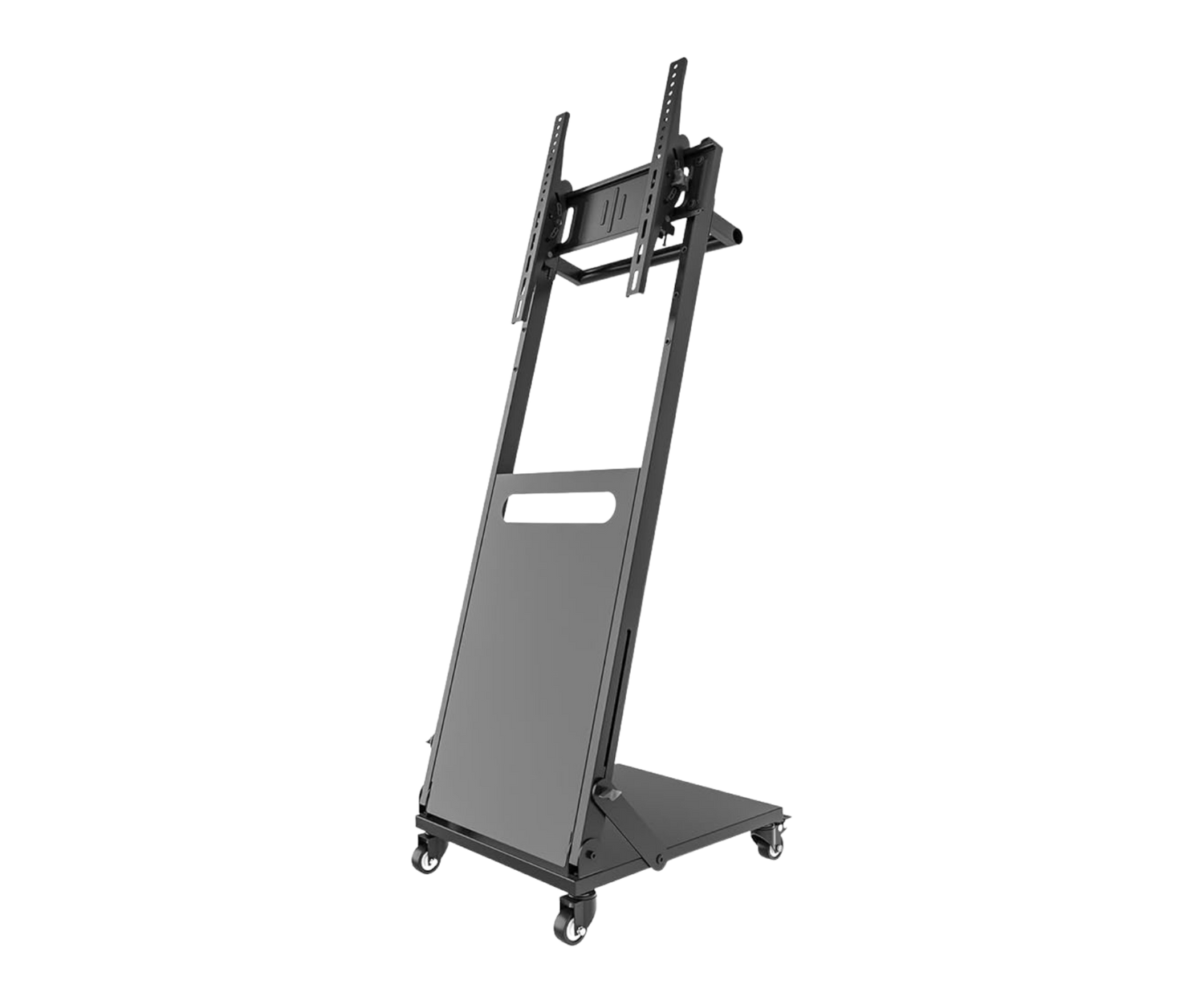 Large-format monitor trolley stand