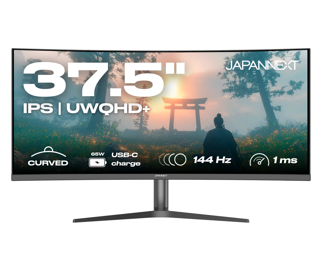 Gaming-Monitor mit gebogenem Bildschirm | 37,5" | UWQHD+ | IPS-Panel | 144 Hz | 1,07 Milliarden