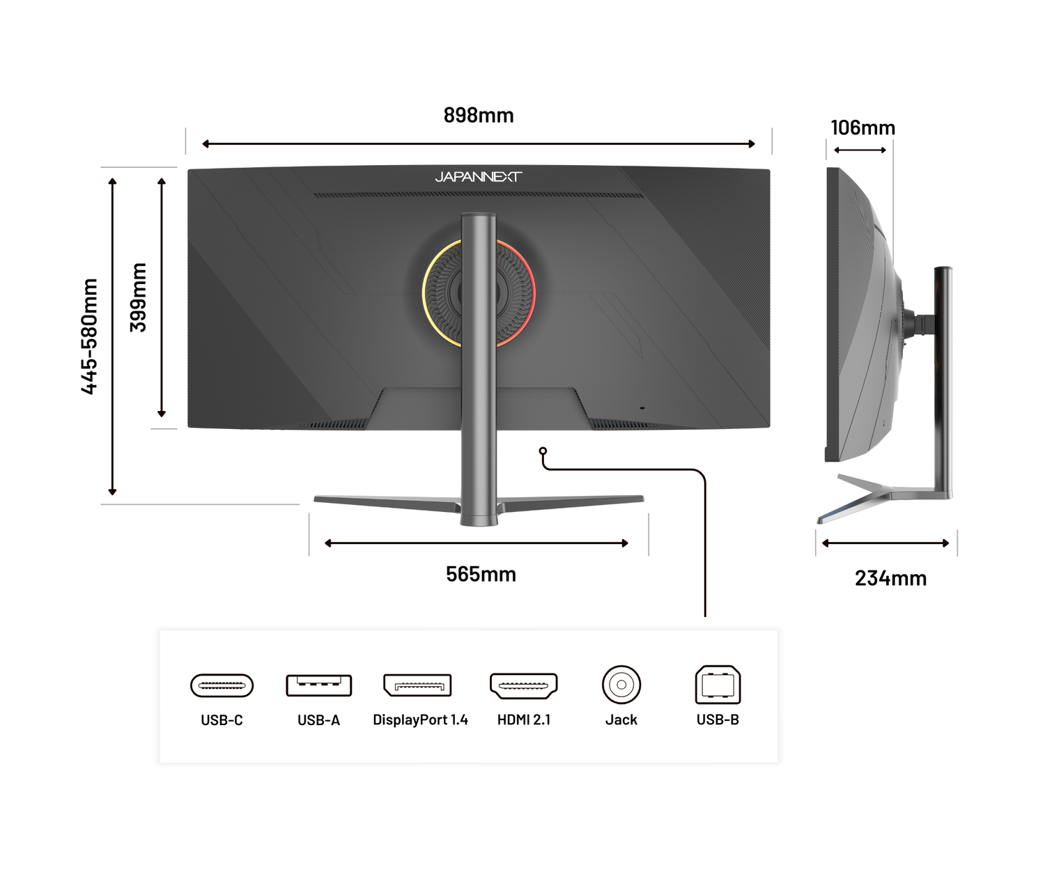 Curved Gaming Monitor | 37.5&quot; | UWQHD+ | IPS Panel | 144Hz
