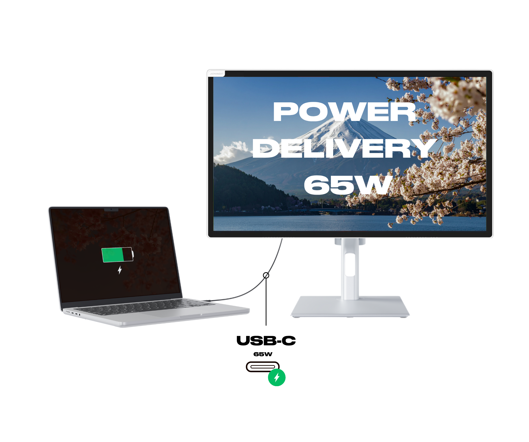 Monitor für den Bürobereich | 21,5&quot; | FHD | Touchscreen | KVM | Stromversorgung 65 W | Ergonomischer Schwenkfuß