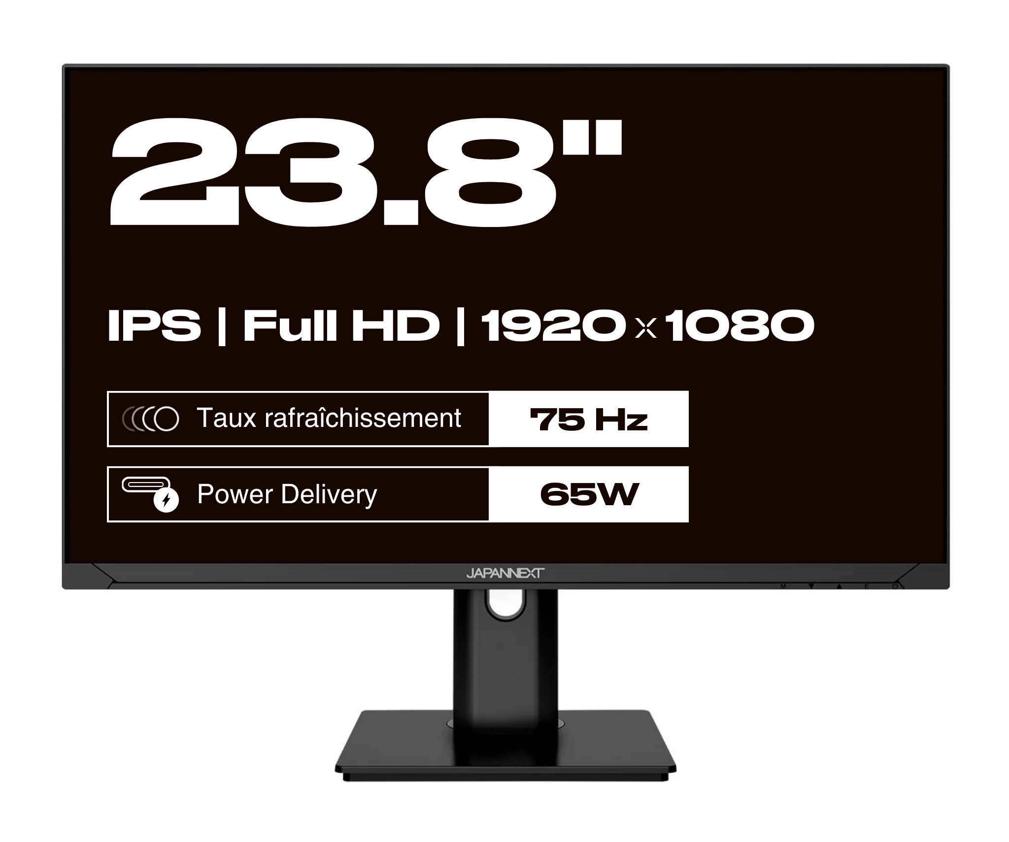 Office Monitor | 23.8&quot; | FULL HD | USB-C (+ 65W charging)