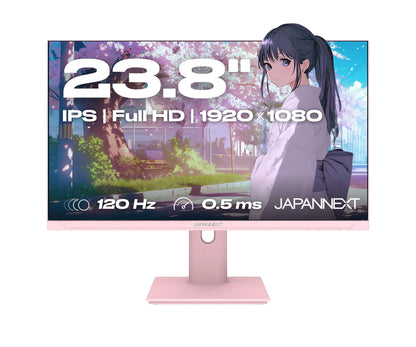 Gaming/Deskwork monitor | 23.8" | IPS | Full HD | 120Hz | Pastel White