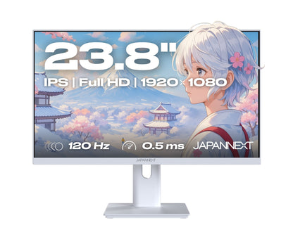 Gaming/Deskwork monitor | 23.8" | IPS | Full HD | 120Hz | Pastel White