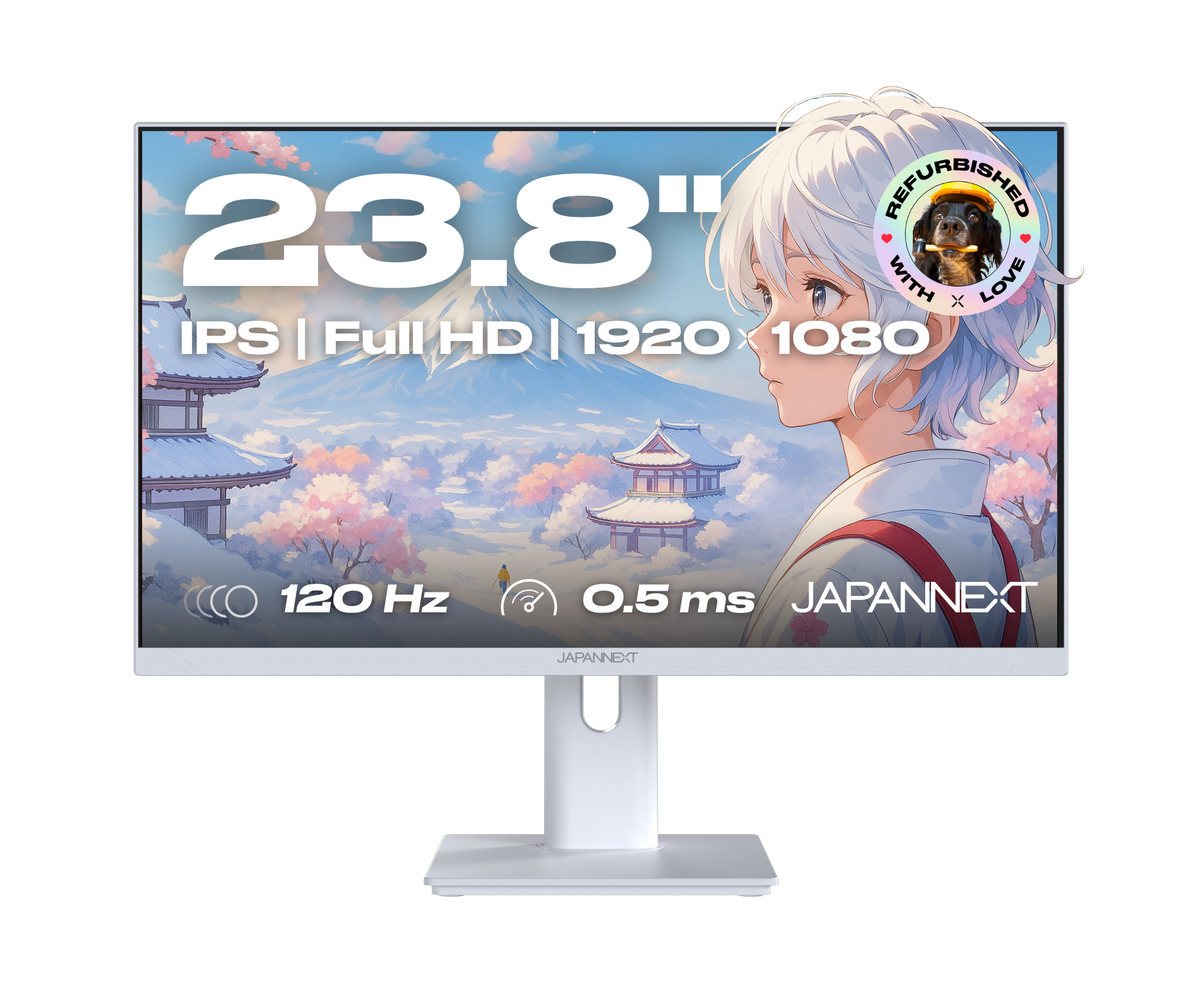 Gaming Monitor | 23,8“ | IPS | Full HD | 120Hz | Pastell weiß