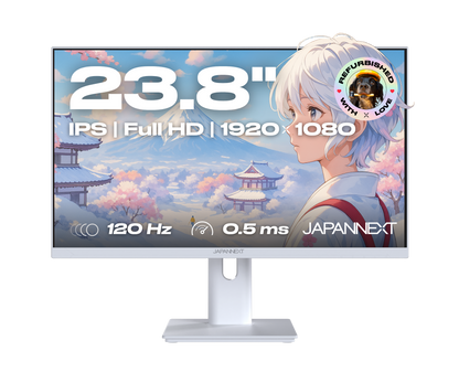 Gaming Monitor | 23,8“ | IPS | Full HD | 120Hz | Pastell weiß