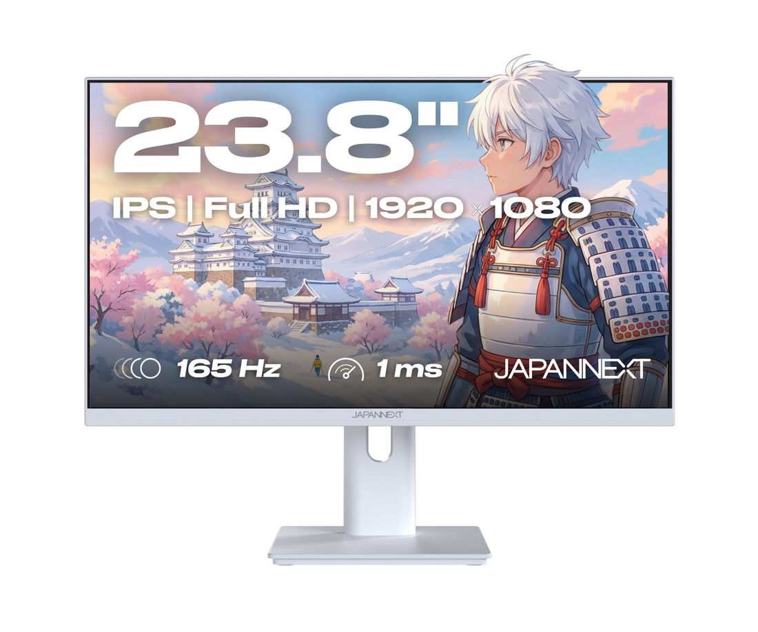 Gaming Monitor | 23,8“ | IPS | FHD | 165Hz | Pastell weiß