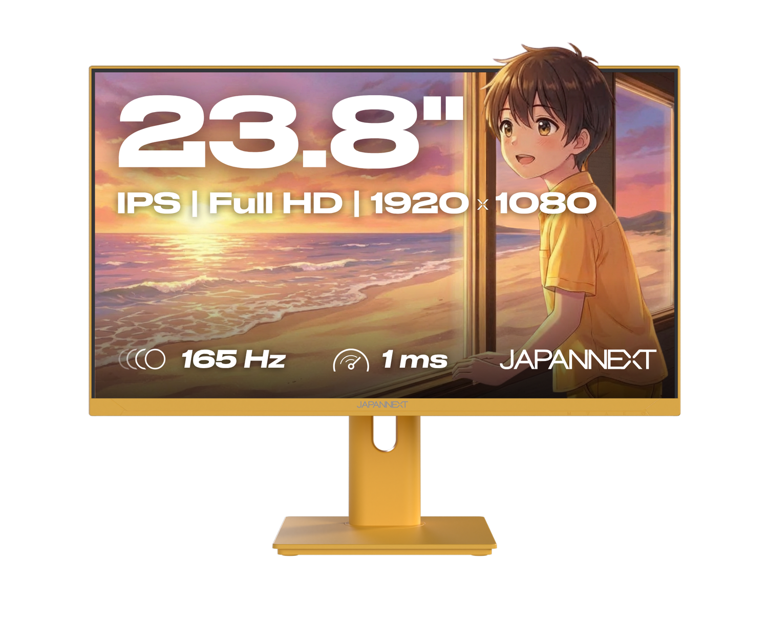 Gaming Monitor | 23,8“ | IPS | Full HD | 165Hz | Pastellgelb
