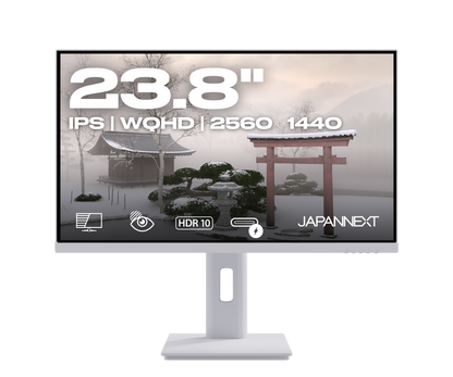 Écran PC Bureautique | 23,8" | WQHD | USB-C | Blanc