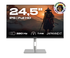Écran PC gaming Japannext 24,5 pouces Full HD IPS 320 Hz reconditionné, sur pied argenté