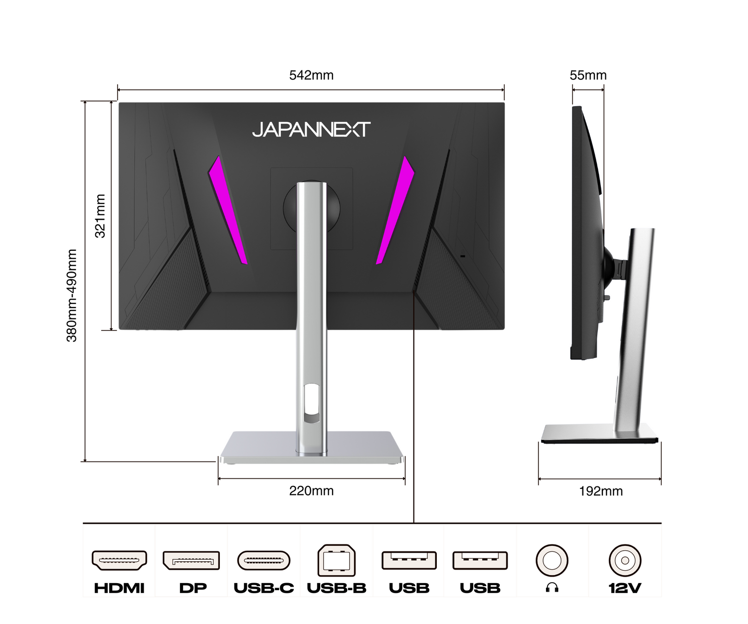 Gaming Monitor | 24.5&quot; | IPS | Full HD | 500Hz | USB-C (+charge 65W)