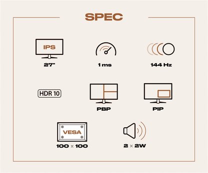 Gaming Monitor | 27&quot; | IPS | 4K UHD | 144Hz