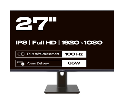 Büro Monitor | 27&quot; | FULL HD | 100 Hz | USB-C (+ Ladung 65W)