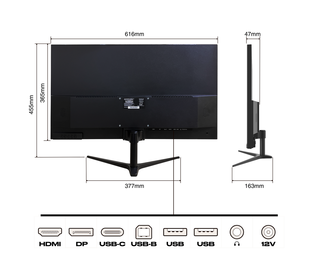 Monitor | 27&quot; | WQHD | USB-C (+ Ladung 65W)