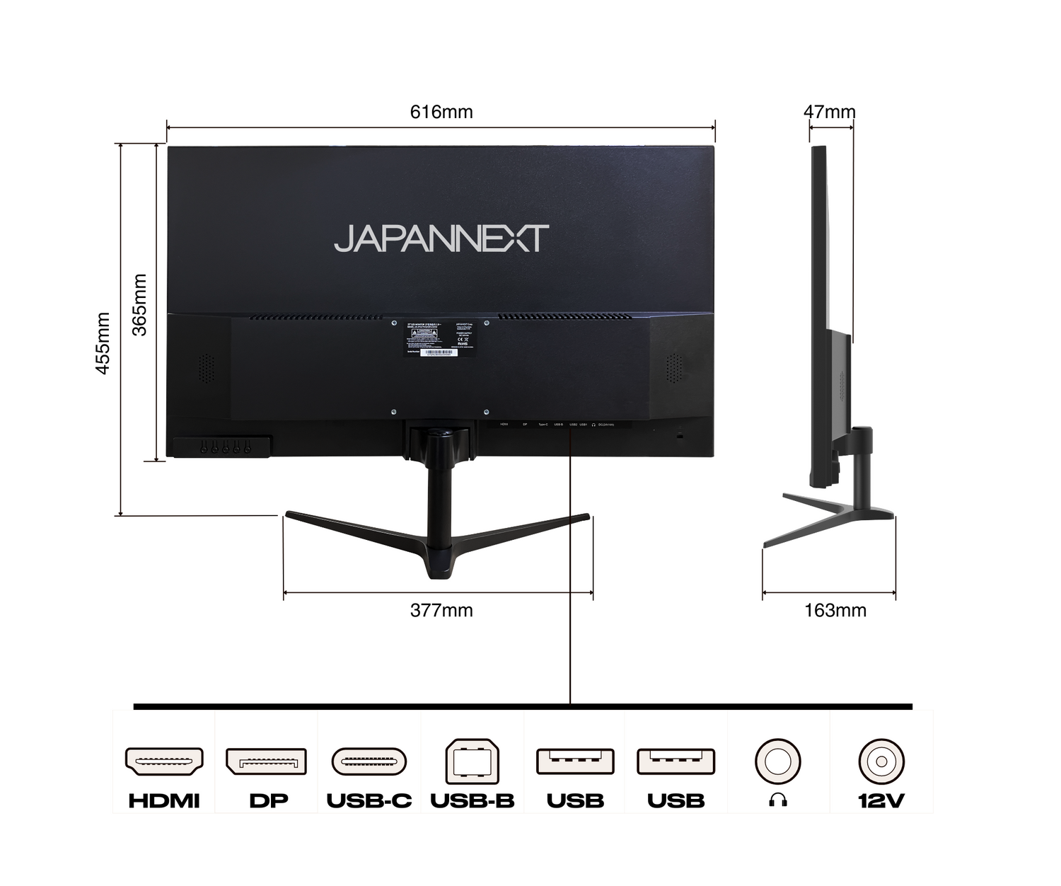 Desktop Monitor | 27&quot; | WQHD | USB-C (+ 65W charging)