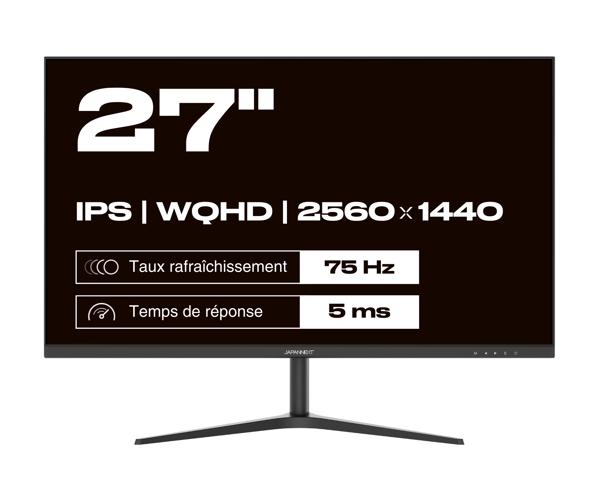 Desktop Monitor | 27&quot; | WQHD | USB-C (+ 65W charging)