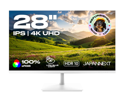 Écran PC Bureautique | 28" | IPS | 4K UHD | Blanc (Reconditionné)